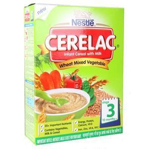 Nestle Cerelac - Wheat Mixed Vegetable (Stage 3), 300 gm Carton