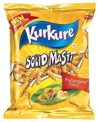Kurkure - Solid Masti , Puliyogare Twist , 45 gm
