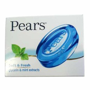 Pears Bathing Soap Soft Fresh, 75 gm Carton