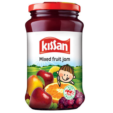 Kissan Jam - Mixed Fruit, 100 gm , 200 gm , 500 gm , 700 gm Jar