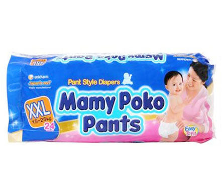 Mamy Poko Pant Style Diapers - XL (12-17 kg), 46 nos Pouch