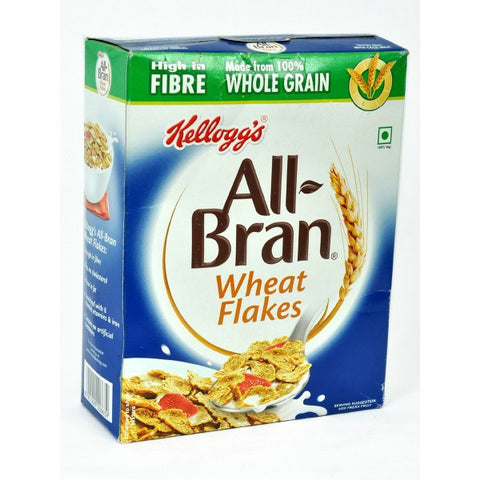 Kelloggs Wheat Flakes - All Bran, 425 gm Carton