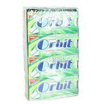 Orbit Sugarfree Chewing Gum - Spearmint, 5 nos Carton ( Pack of 24 )