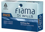 Fiama Di Wills Bathing Soap - Aqua Pulse (for Men), 100 gm Carton ( Pack of 3 )
