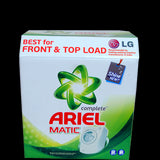 Ariel Detergent Powder - Matic Complete (for Front & Top Load), 500 gm Pouch ,1 kg Carton