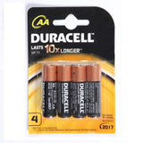 Duracell Alkaline Battery - AA, 4 nos Pouch