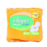 Whisper Choice Sanitary Napkins - Ultra, 6 nos Pouch