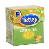 Tetley Tea Bag-Green Tea With Cinnanon & Honey, 10 nos Carton