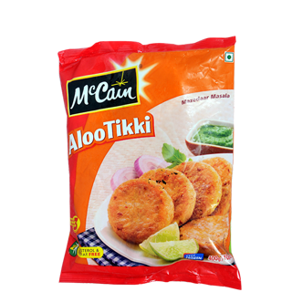 McCain Aloo Tikki - Mazedaar Masala, 400 gm Pouch