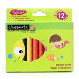 Classmate Colour Crew Wax Crayons - 12 nos Carton