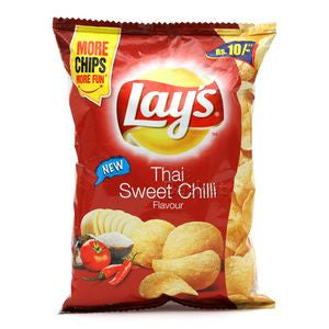 Lays Potato Chips - Thai Sweet Chilli Flavour, 27 gm Pouch