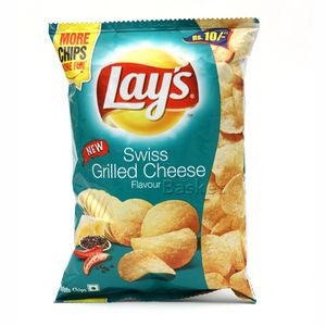 Lays Potato Chips - Swiss Grilled Cheese Flavour, 37 gm Pouch