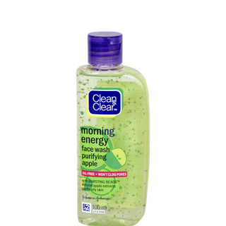 Clean & Clear Face Wash - Purifying Apple, 50 ml Bottle