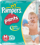 Pampers Disposable Diapers - Medium (6-11 kgs), 5 nos Pouch