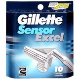Gillette Shaving Blades - Sensor Excel, 5 nos Carton