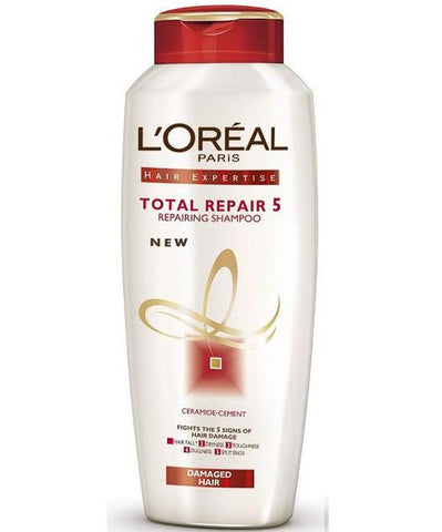 Loreal Paris Total Repair 5 Shampoo - Repairing for Damaged Hair,