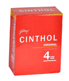 Cinthol Bathing Soap - Original, 100 gm Carton ( Pack of 4 )