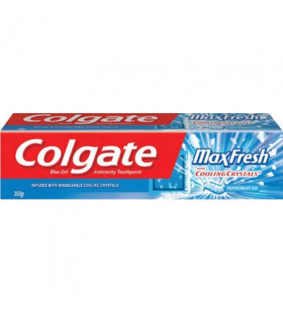 Colgate Toothpaste - Max Fresh Cooling Crystals Blue Gel (Peppermint Ice), 80 gm