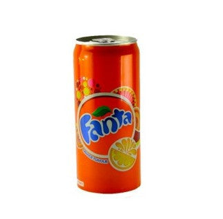 Fanta Soft Drink - Orange Flavour, 300 ml Tin