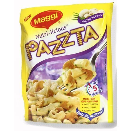 Maggi Nutri Licious Pazzta - Mushroom Penne, 64 gm Pouch