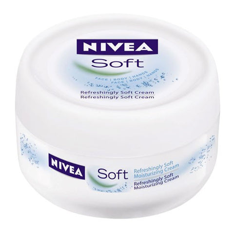 Nivea Moisturizing Soft Cream - Light Moisturiser, 300 ml Jar
