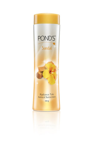 Ponds Talc - Sandal, 100 gm, 300 gm Bottle