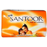 Santoor Bathing Soap - Sandal & Turmeric, 100 gm Carton ( Pack of 4 )