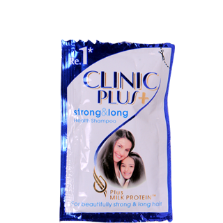 Clinic Plus Strong and Long Health Shampoo 6.5 ml, 1 lari (16 Sachet)