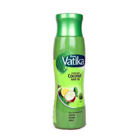 Dabur Vatika Hair Oil - Enriched Cocount with Lemon, Henna, Amla,Bottle