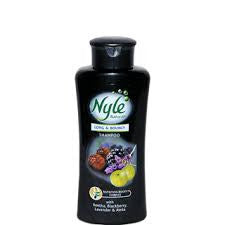 Nyle Long & Bouncy Shampoo - Reetha, Blackberry, Lavender & Amla, 400 ml
