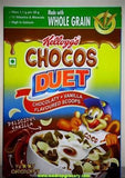 Kelloggs Chocos - Duet Chocolaty (Vanilla Flavoured Scoops),375 gm Carton