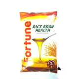 Fortune Refined Oil - Rice Bran, 1 lt Pouch