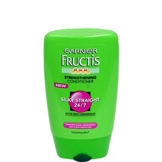 Garnier Fructis Conditioner - Silky Straight, 90 ml Bottle