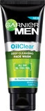 Garnier Face Wash - Deep Cleansing Oil Clear with Mineral Clay & Menthol, 100 gm Tube