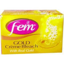 Fem Creme Bleach - Real Gold, 6.6 gm Carton