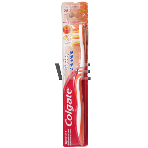 Colgate Toothbrush - Zig Zag Anti Germ (Soft), 1 nos Pouch