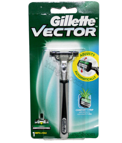 Gillette Adjustable Razor - Vector Plus, 1 nos Pouch
