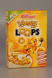 Kelloggs Honey Loops Breakfast Cereal - Dipped In Honey, 125 gm Carton , 300 gm Carton