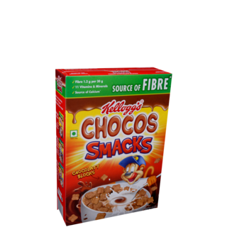 Kelloggs Chocos - Smacks Chocolaty Blocks, 390 gm Carton