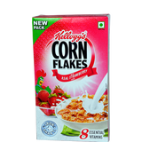 Kelloggs Corn Flakes - Real Strawberry Puree, Carton