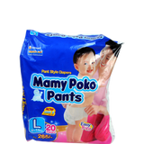 Mamy Poko Pant Style Diapers - Large (9-14 kg), 20 nos Pouch