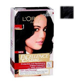 Loreal Paris Excellence Creme Hair Colour - Black (No 1), 172 ml Carton
