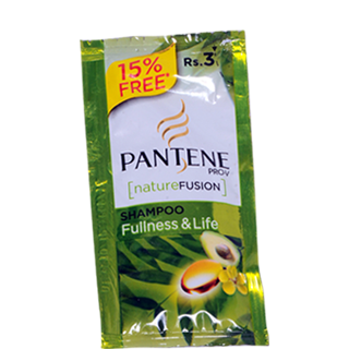 Pantene Nature Fusion Fullness & Life Shampoo 7.5 ml, 1 lari (16 sachet)