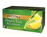Twinings Green Tea Bags - Lemon, 25 nos Carton , 100 nos Carton