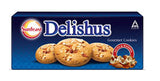 Sunfeast Delishus Gormet Cookies - Nuts & Raisins, 75 gm Carton