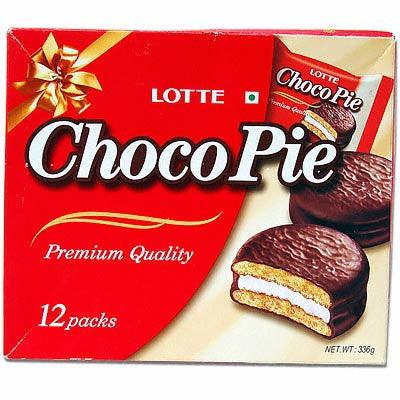 Lotte Choco - Pie, 336 gm Carton ( Pack of 12 )