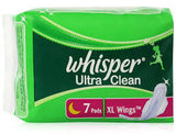 Whisper Ultra Clean XL Wings Sanitary 15 Pads